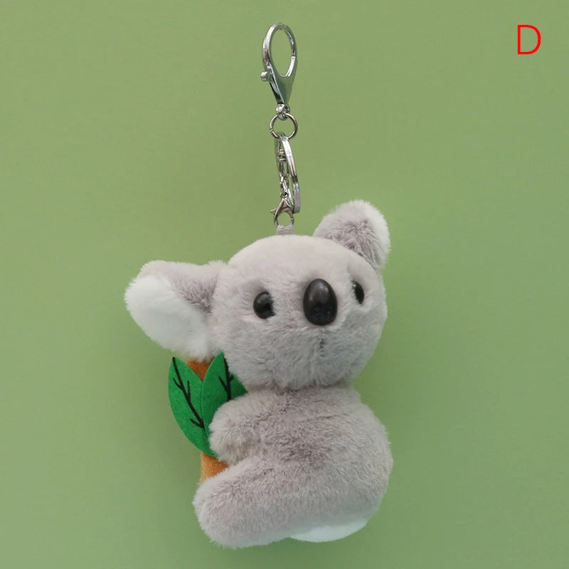 Cute Koala Keychain Plush – Soft Koala Bear Bag Charm & Keyring Gift