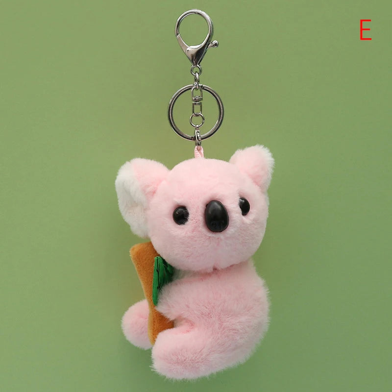Cute Koala Keychain Plush – Soft Koala Bear Bag Charm & Keyring Gift