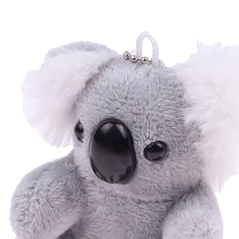 Small Gray Koala Bear Keychain – Cute Plush Stuffed Animal Toy & Birthday Gift