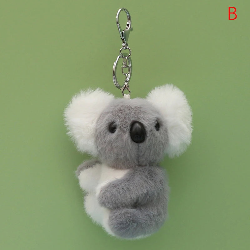 Cute Koala Keychain Plush – Soft Koala Bear Bag Charm & Keyring Gift