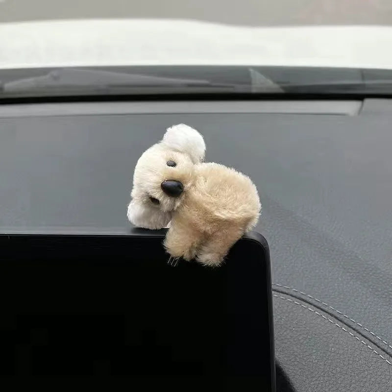 Plush Koala Car Decoration – Cute Rearview Mirror & Sun Visor Accessory Gift