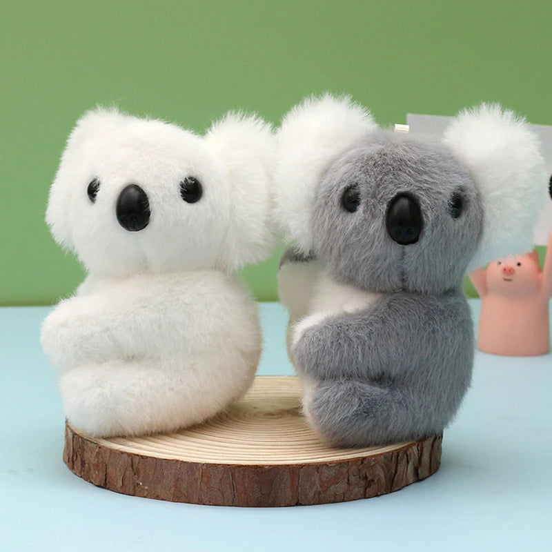Cute Koala Keychain Plush – Soft Koala Bear Bag Charm & Keyring Gift