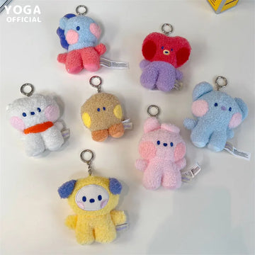 Mini Koala Plush Keychain β Cooky, RJ, Tata Cartoon Animal Pendant 8cm