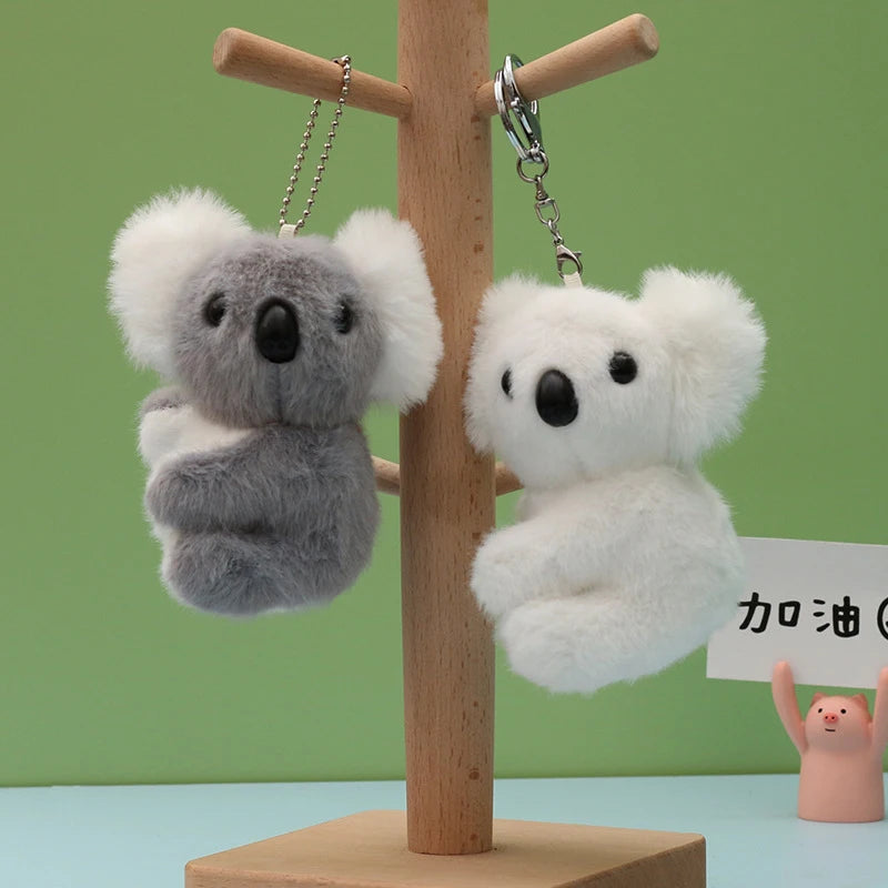 Cute Koala Keychain Plush – Soft Koala Bear Bag Charm & Keyring Gift