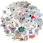 Cute Koala Cartoon Stickers – 10/50pcs Waterproof Vinyl for Kids, DIY, Luggage & More