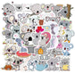 Cute Koala Cartoon Stickers – 10/50pcs Waterproof Vinyl for Kids, DIY, Luggage & More