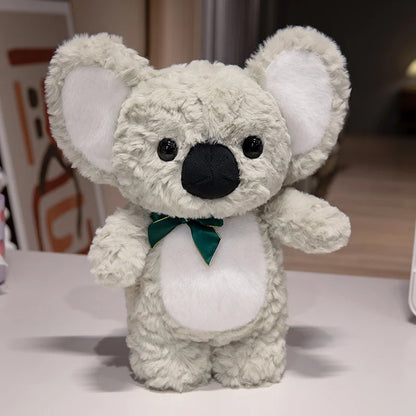Koala Plush Toy with Bowtie – Soft Stuffed Animal Pillow for Kids & Valentine’s Day Gifts