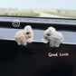 Plush Koala Car Decoration – Cute Rearview Mirror & Sun Visor Accessory Gift