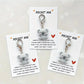 Koala Pocket Hug Keychain – Resin Pendant with Love & Care Message, Thoughtful Gift for Any Occasion