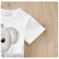 Baby Koala Romper (0–18 Months) – Short Sleeve, 3D Koala Design with Movable Limbs (Unisex)