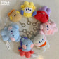 Mini Koala Plush Keychain – Cooky, RJ, Tata Cartoon Animal Pendant 8cm