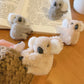 Cute 3D Plush Koala Hairpins & Claws – Soft Cartoon Animal Barrettes for Women & Girls
