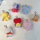 Mini Koala Plush Keychain – Cooky, RJ, Tata Cartoon Animal Pendant 8cm