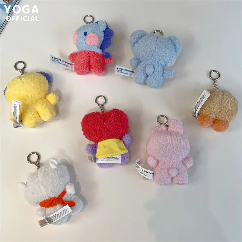 Mini Koala Plush Keychain – Cooky, RJ, Tata Cartoon Animal Pendant 8cm