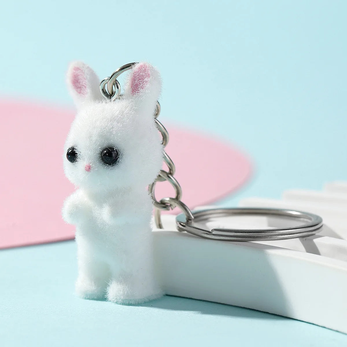 Fluffy Koala Doll Keychain – Cute Plush Animal Charm for Bags, Keys & Gifts