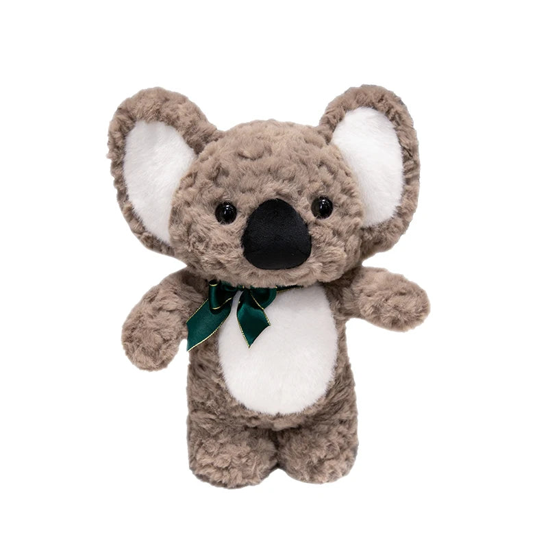 Koala Plush Toy with Bowtie – Soft Stuffed Animal Pillow for Kids & Valentine’s Day Gifts