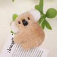Cute 3D Plush Koala Hairpins & Claws – Soft Cartoon Animal Barrettes for Women & Girls