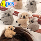 Cute 3D Plush Koala Hairpins & Claws – Soft Cartoon Animal Barrettes for Women & Girls