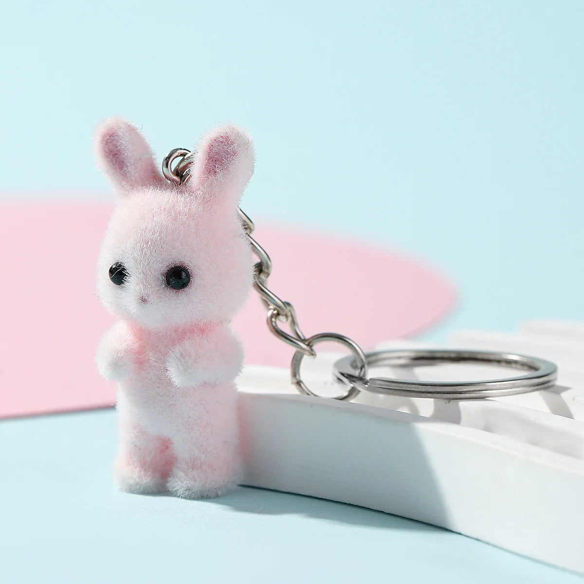 Fluffy Koala Doll Keychain – Cute Plush Animal Charm for Bags, Keys & Gifts
