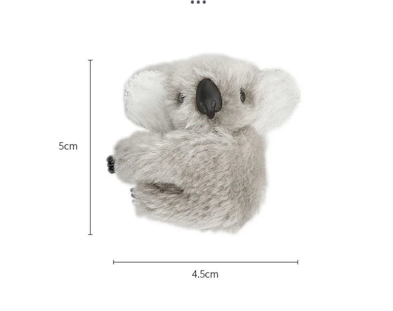 Plush Koala Car Decoration – Cute Rearview Mirror & Sun Visor Accessory Gift
