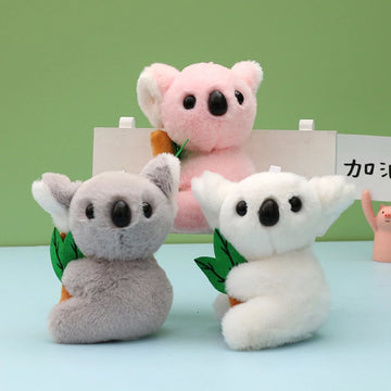 Cute Koala Keychain Plush – Soft Koala Bear Bag Charm & Keyring Gift
