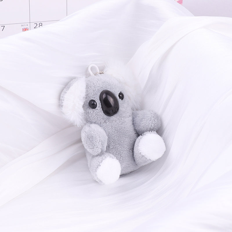 Small Gray Koala Bear Keychain – Cute Plush Stuffed Animal Toy & Birthday Gift