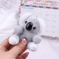 Small Gray Koala Bear Keychain – Cute Plush Stuffed Animal Toy & Birthday Gift