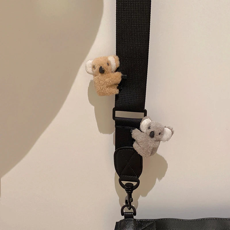 5PCS Fashion 3D Plush Koala Hairpins – Cute Cartoon Animal Hair Clips for Women & Girls