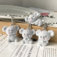 Fluffy Koala Doll Keychain – Cute Plush Animal Charm for Bags, Keys & Gifts