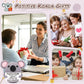 Handmade Crochet Koala Doll – Cute Knitted Animal with Positive Message Card for Home & Office Décor
