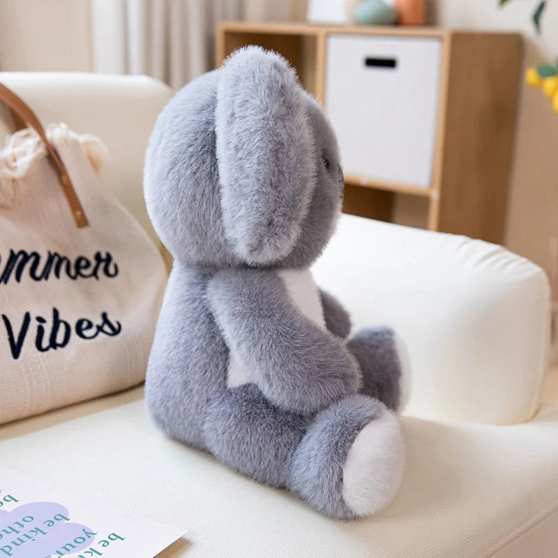 Soft Gray Koala Plush Toy – Realistic Sitting Stuffed Animal Gift for Kids & Christmas