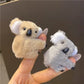 Cute 3D Plush Koala Hairpins & Claws – Soft Cartoon Animal Barrettes for Women & Girls