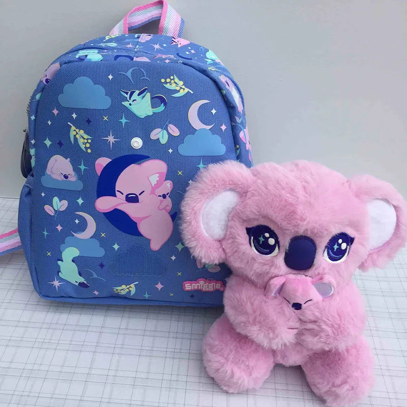 Australia Smiggle Koala Schoolbag – Kids Backpack with Detachable Koala Doll, Big Dreams Design