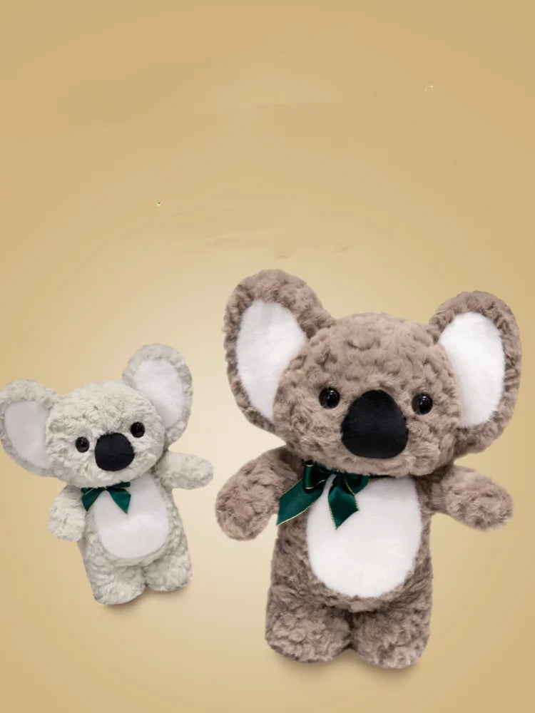 Koala Plush Toy with Bowtie – Soft Stuffed Animal Pillow for Kids & Valentine’s Day Gifts