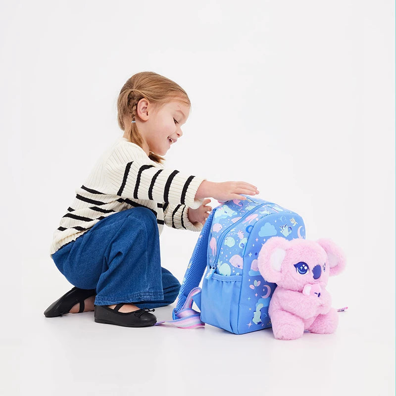 Australia Smiggle Koala Schoolbag – Kids Backpack with Detachable Koala Doll, Big Dreams Design