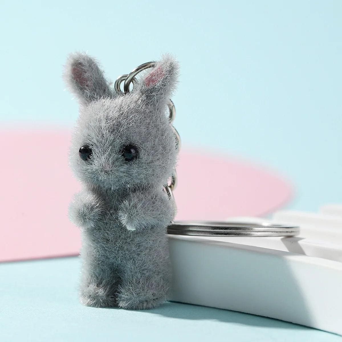 Fluffy Koala Doll Keychain – Cute Plush Animal Charm for Bags, Keys & Gifts