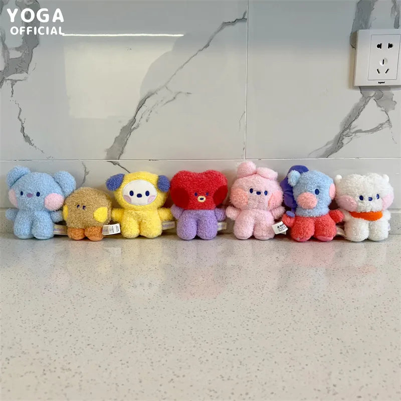 Mini Koala Plush Keychain – Cooky, RJ, Tata Cartoon Animal Pendant 8cm