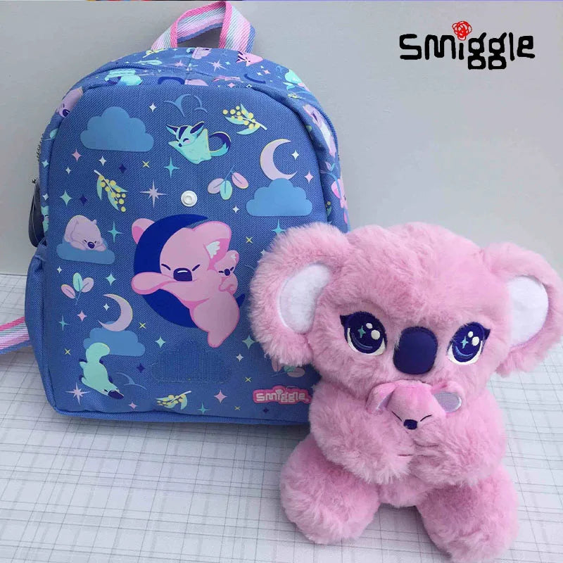 Australia Smiggle Koala Schoolbag – Kids Backpack with Detachable Koala Doll, Big Dreams Design