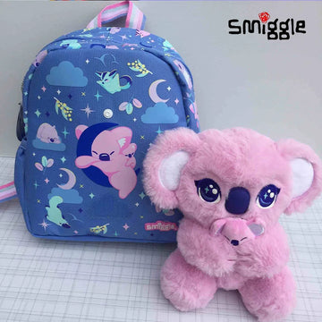 Australia Smiggle Koala Schoolbag – Kids Backpack with Detachable Koala Doll, Big Dreams Design