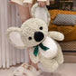 Koala Plush Toy with Bowtie – Soft Stuffed Animal Pillow for Kids & Valentine’s Day Gifts