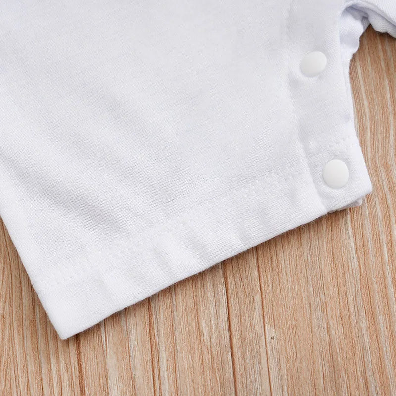 Newborn Baby Boy & Girl Grey Koala Print Romper – Summer Short Sleeve One-Piece (0-18 Months)